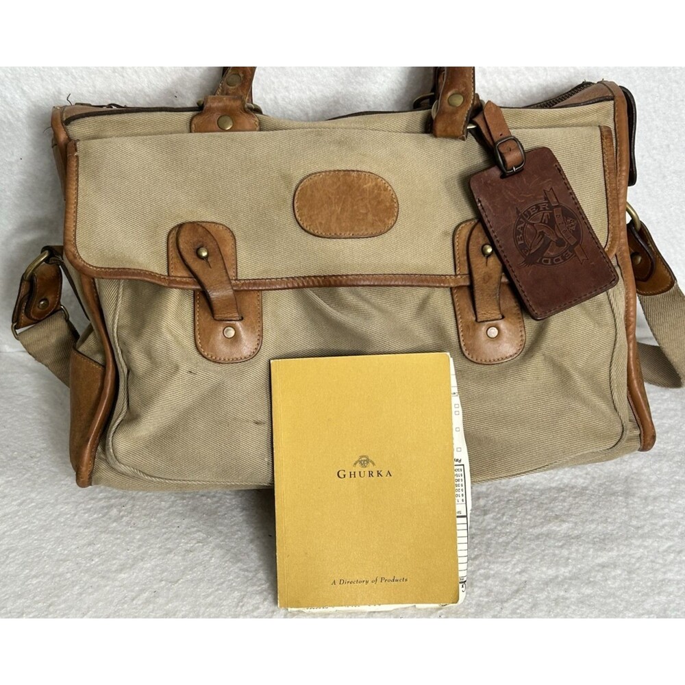Ghurka Marley Hodgson Satchel No. 17 Shoulder Bag Brown Leather *Well Loved